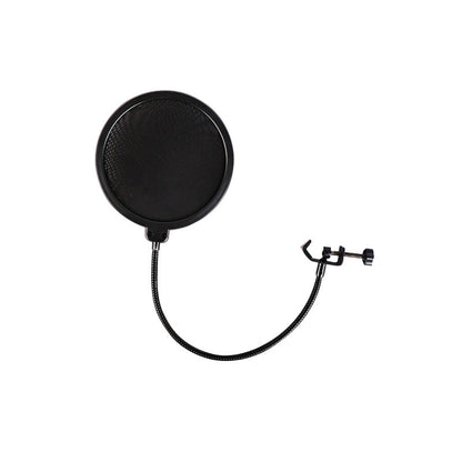 Direct Factory Supply Windscreen for Live Streaming Microphone Double Layer Capacitor Mic Windscreen for Broadcaster Recording Studio Microphone Windscreen