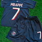 Kylian Mbappe PSG Soccer Jersey Toddler/Youth Soccer Jersey Kids Kit