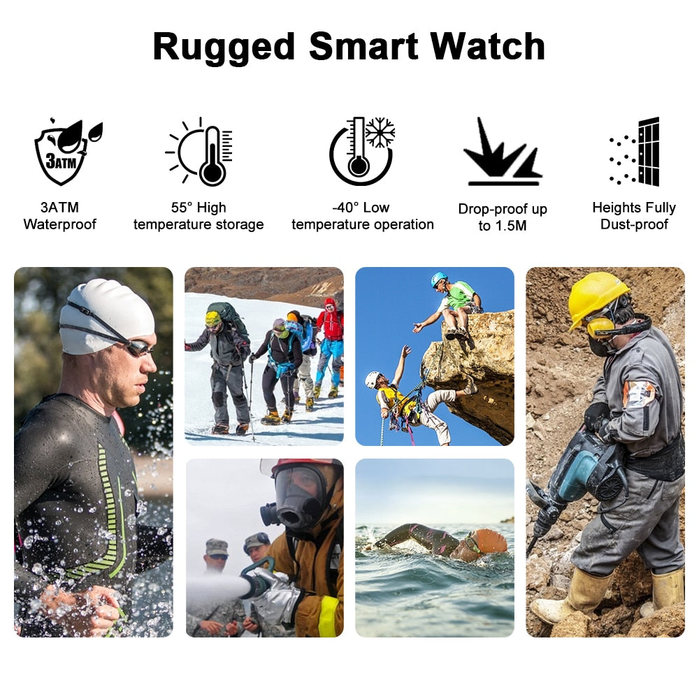 ROCK Rugged Outdoor Sports Smartwatch for Men