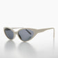 Shallow Lens Extreme Cat Eye Sunglass - Alexa