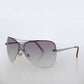Curved Mono Lens Vintage Sunglasses - Pilar