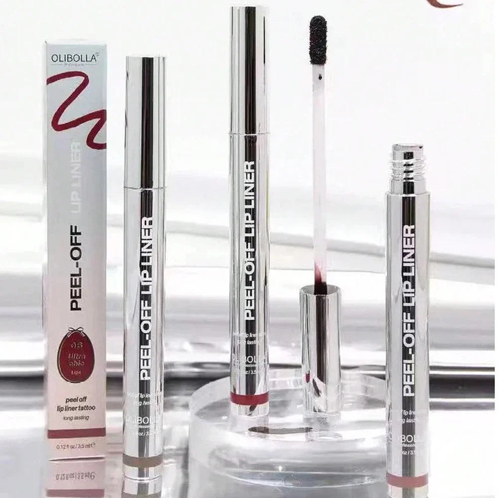 Waterproof Lip Liner Peel Off Tattoo Lipgloss Waterproof Long Lasting Matte Lip Contour Tear-off Lips Stain Cosmetics