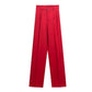 Office Wear Straight Pants