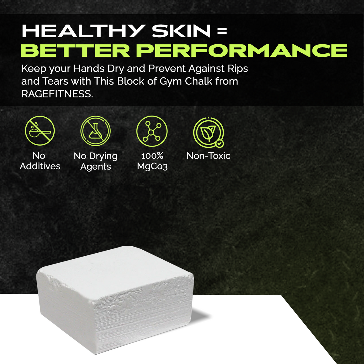 Premium Magnesium Block Chalk – Lab‑tested. Rugged. Ready for real workouts.