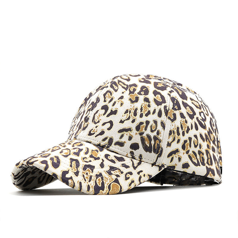 Leopard Print Cowgirl Baseball Cap