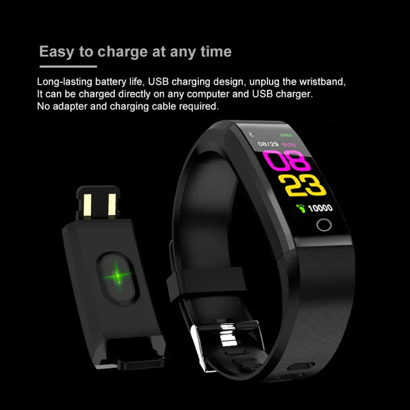 Unisex Smartwatch Heart Rate & Fitness Tracker