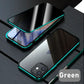 Glass Privacy Metal Phone Case iphone