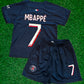Kylian Mbappe PSG Soccer Jersey Toddler/Youth Soccer Jersey Kids Kit