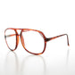 Retro Cheater Aviator Glasses - Bob