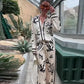 Elegant Printed Women's Pants Set