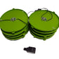 Set of 10 - Base Plates for 8" Tall Sugar Coated LED Gumdrop Christmas Pathway Light