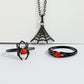 Black Widow - Jewel Candle Ceramic - Sterling Silver