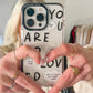 Black You Are So Loved Phone Case