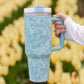 Blue Botanic 40 oz Tumbler