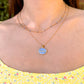 Blue Highs and Lows Necklace Set