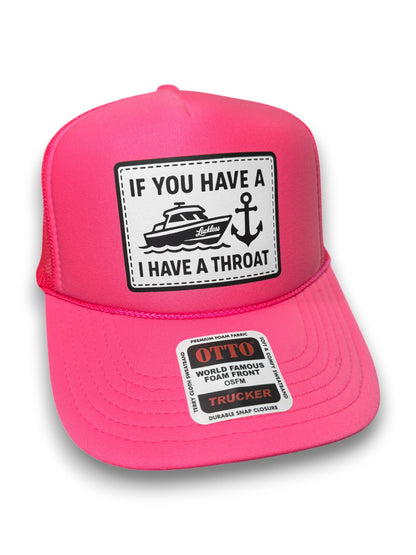 Boat Throat Foam Snapback