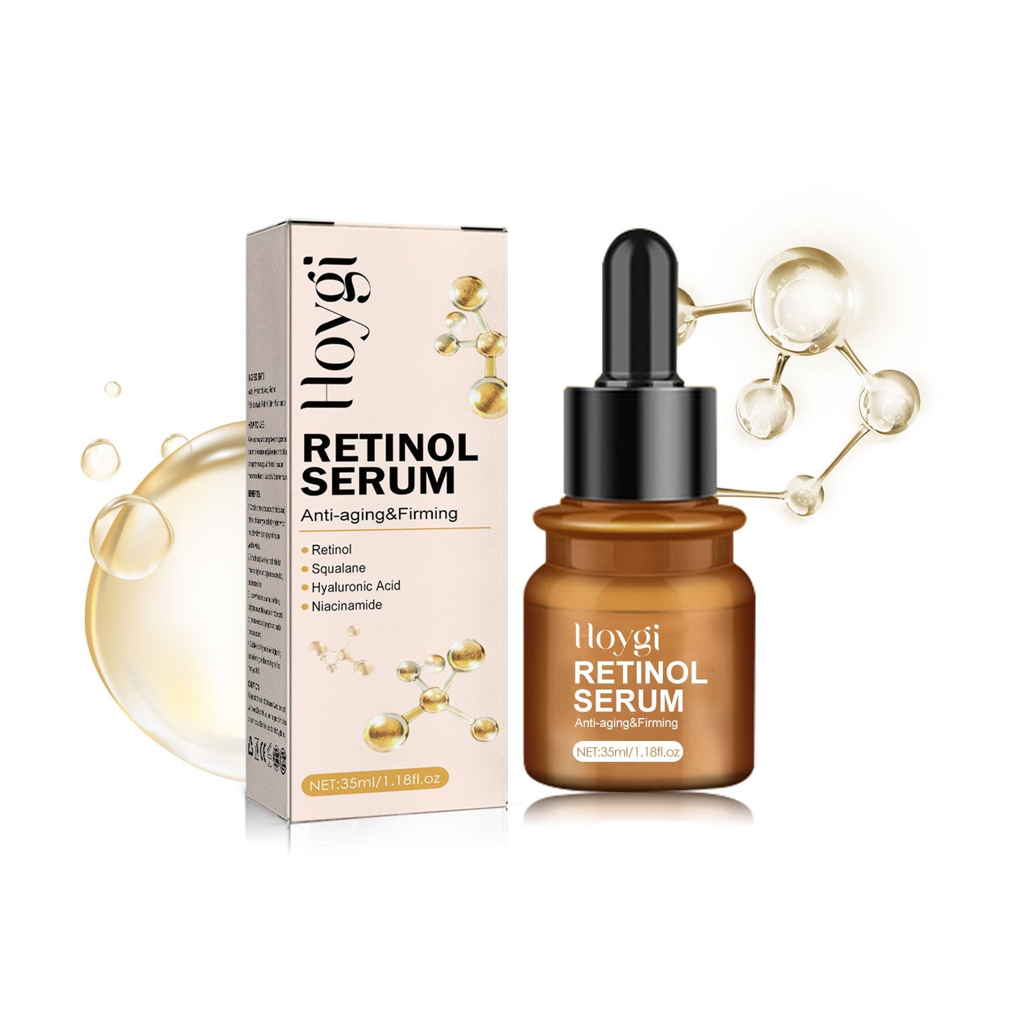Retinol Anti-Wrinkle Essence for Firming, Moisturizing, Brightening Anti-Aging Skin