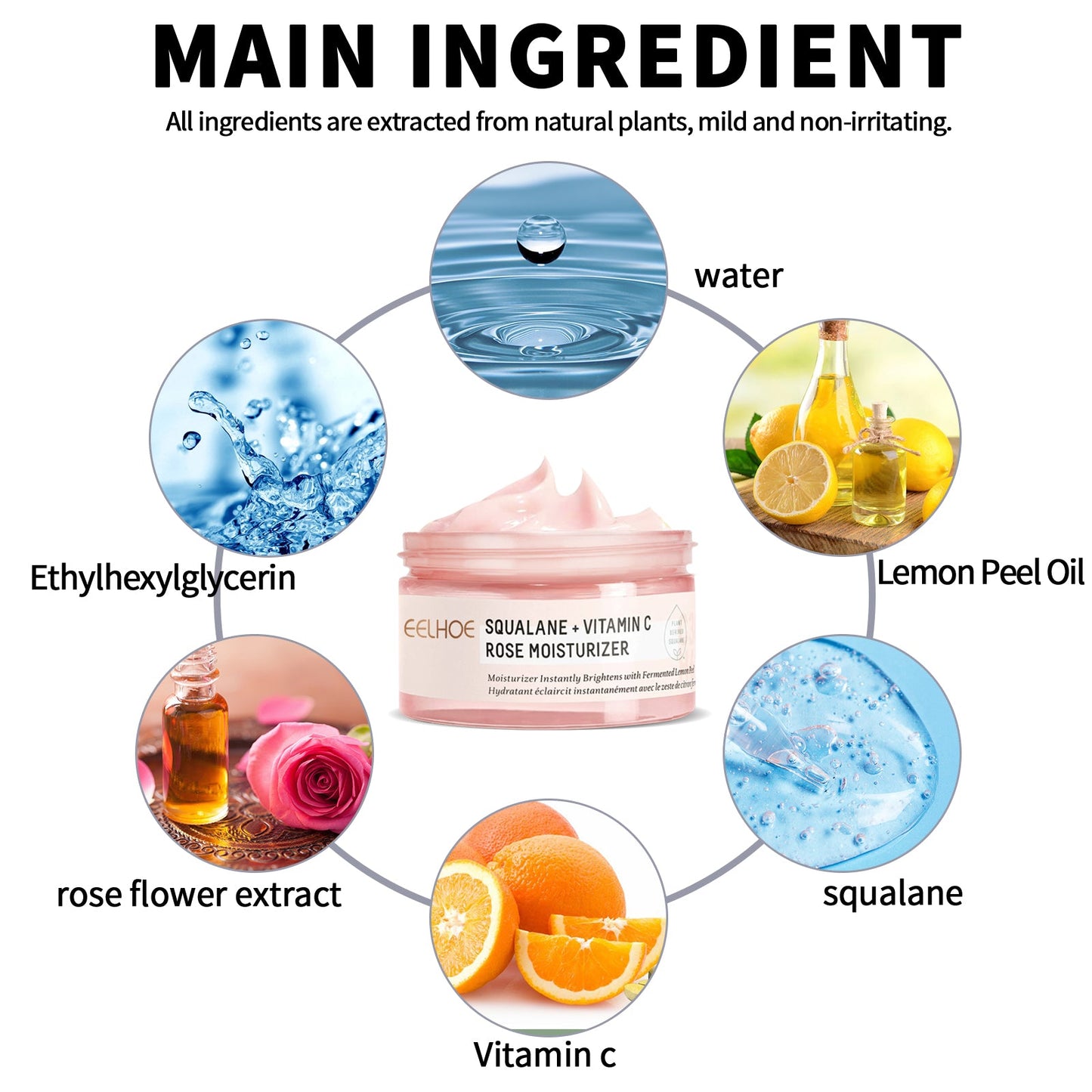 Squalane VC Rose Firming Brightening Cream