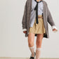 Knit Two Pocket Long Sleeve Open Front Cardigan