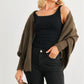 Batwing Sleeve Open Front Cardigan