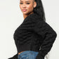 Checker Sweater Top