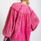 Washed Cotton Gauze Tunic