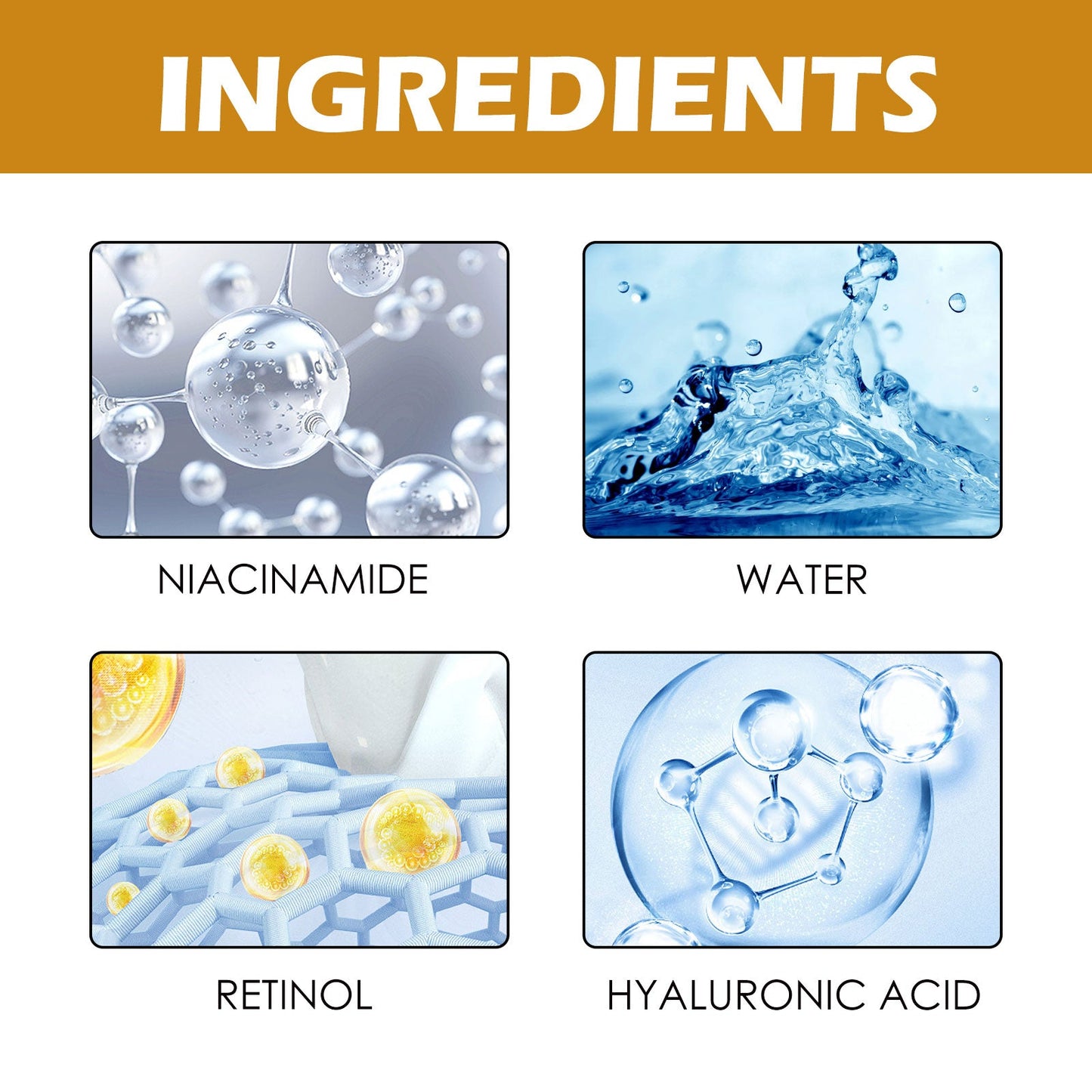 Retinol Anti-Wrinkle Essence for Firming, Moisturizing, Brightening Anti-Aging Skin