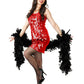 Teardrop Sequin Flapper Costume