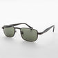 Narrow Rectangular 90s Vintage Sunglass - Clint