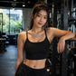 Loki & Ivy Women's Solid Color Sports Bra