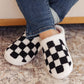 Checked Out Slippers in Black **FINAL SALE**