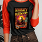 Whiskey Bent and Heaven Sent 3\4 Sleeve Baseball Tee