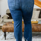 Christine High Contrast Slim Bootcut Destroyed Jeans