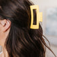 Claw Clip Set of 4 in Lemon **FINAL SALE**