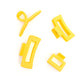 Claw Clip Set of 4 in Lemon **FINAL SALE**