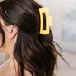 Claw Clip Set of 4 in Lemon **FINAL SALE**