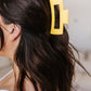 Claw Clip Set of 4 in Lemon **FINAL SALE**