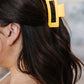 Claw Clip Set of 4 in Lemon **FINAL SALE**