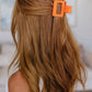 Claw Clip Set of 4 in Orange **FINAL SALE**