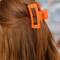 Claw Clip Set of 4 in Orange **FINAL SALE**