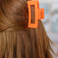 Claw Clip Set of 4 in Orange **FINAL SALE**