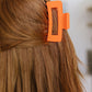 Claw Clip Set of 4 in Orange **FINAL SALE**