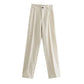 Office Wear Straight Pants