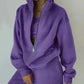 Fleece Sweater Casual Set