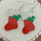 Adorable Christmas Stocking Earrings