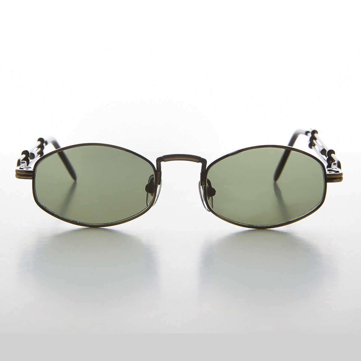 Polygon Spectacle Steampunk Vintage Sunglass - Deryn