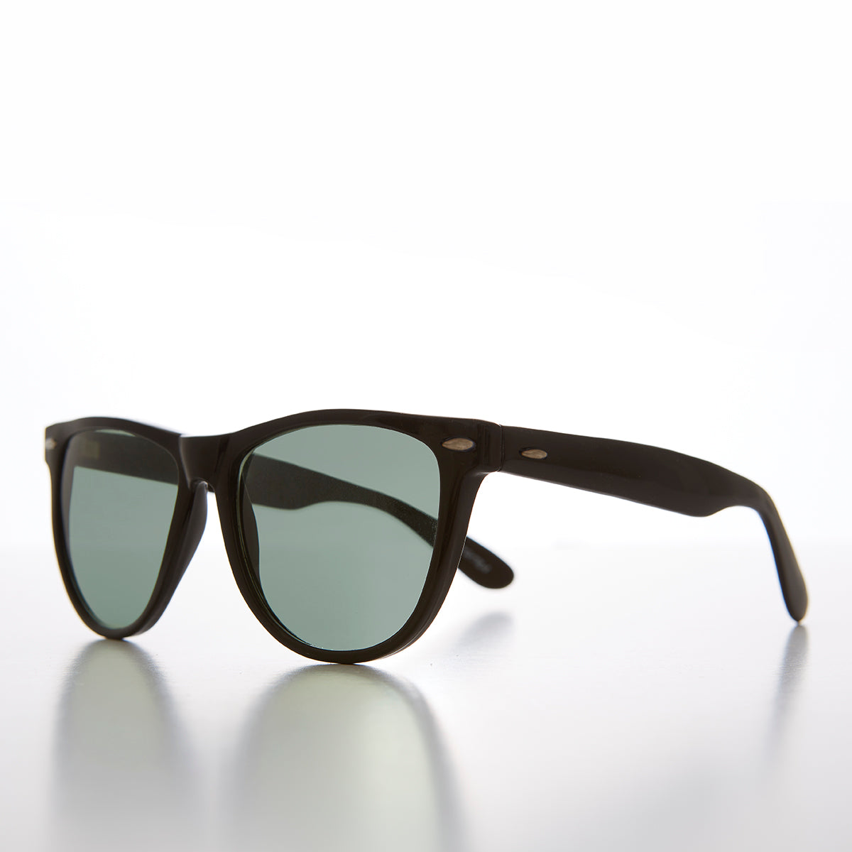 Classic Square Black Vintage Sunglasses - Draper