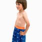 Kids Blue Swim Trunks