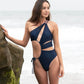 Cut-Out One-Piece | Midnight Blue