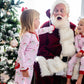 Vintage Santa Red Trimmed Pima Pajama Set-FINAL SALE